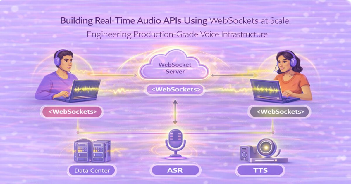 Building Real-Time Audio APIs Using WebSockets at Scale: Engineering Production-Grade Voice Infrastructure