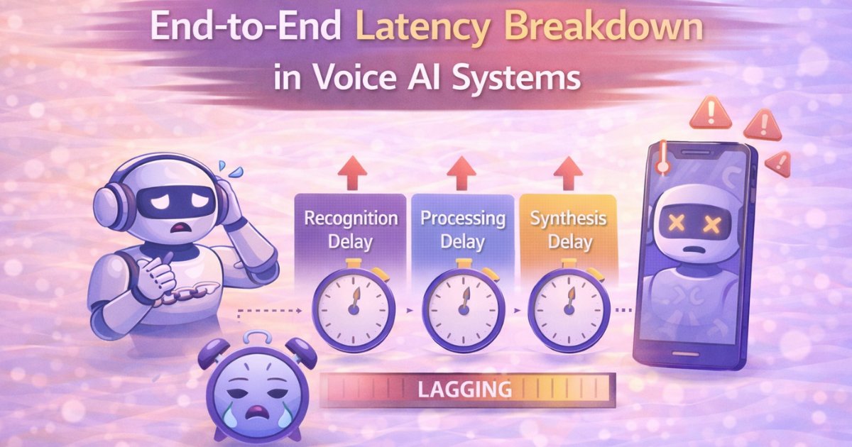 End-to-End Latency Breakdown in Voice AI Systems