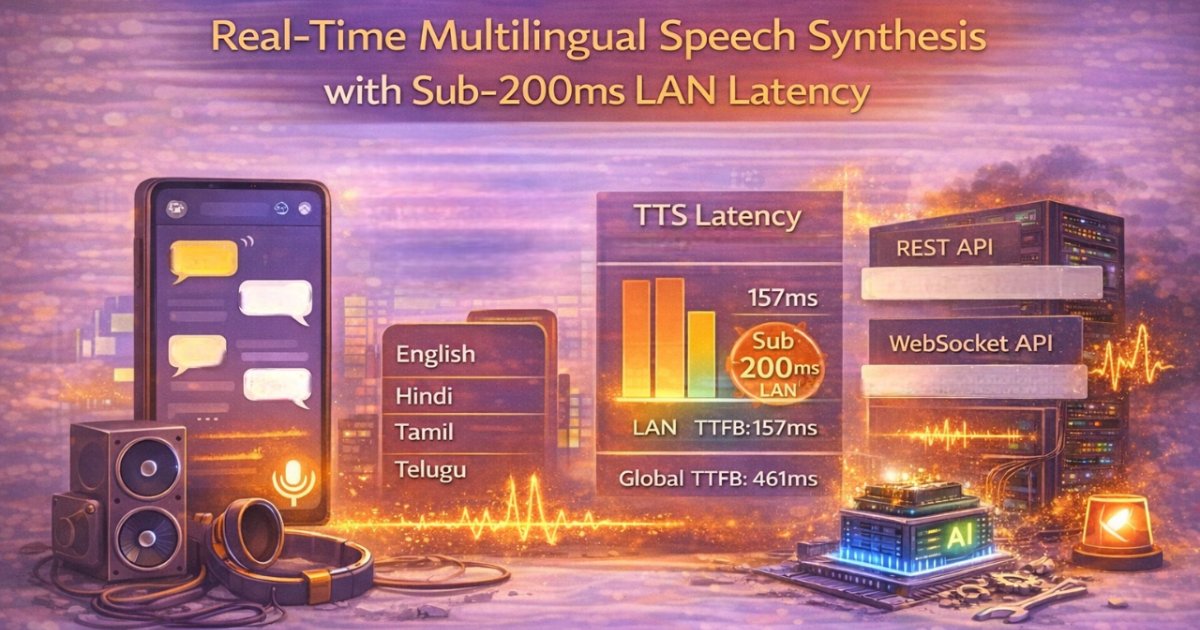 Real-time TTS API
